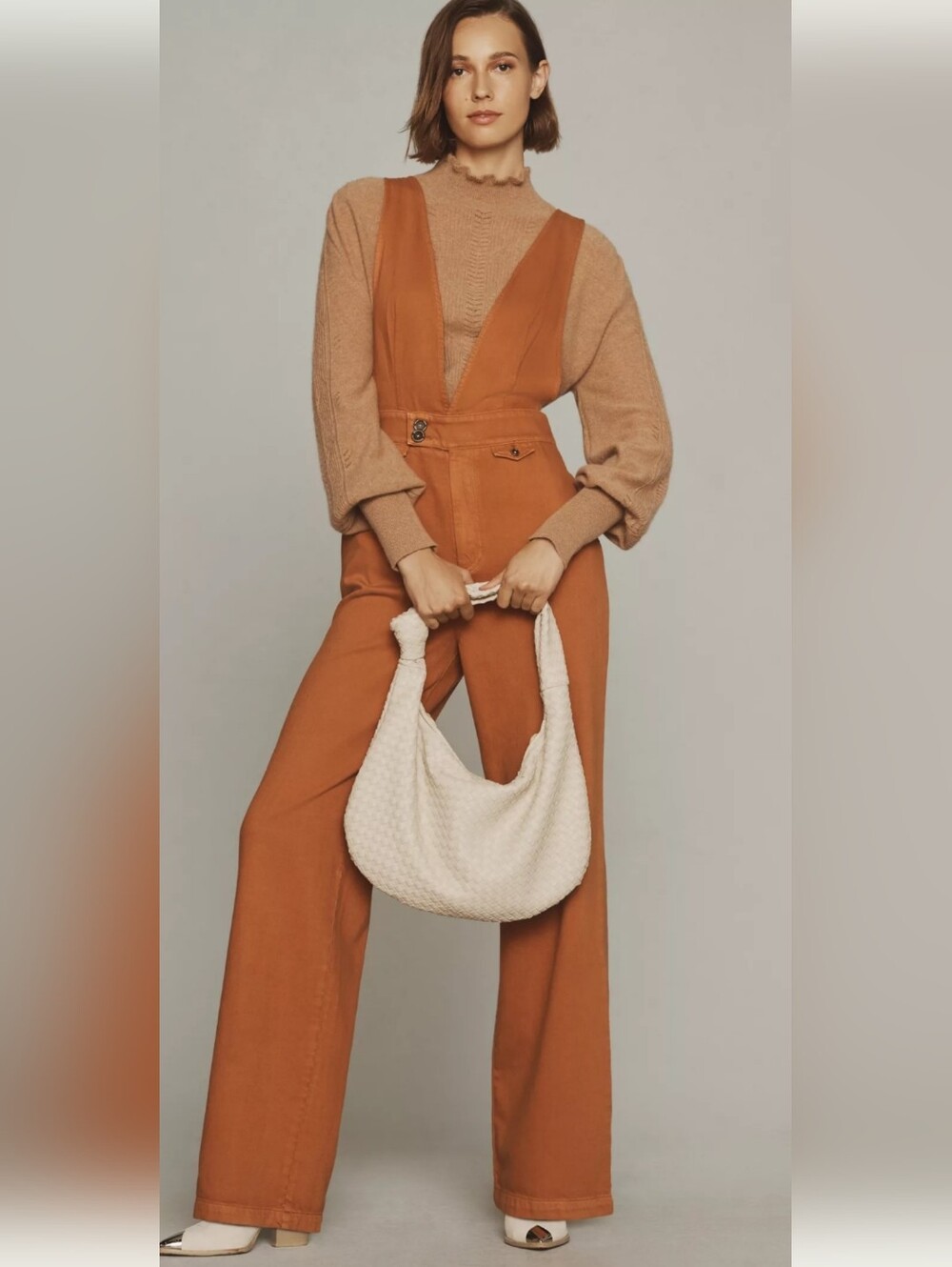 Pilcro Rust Orange Jumpsuit/Romper